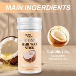 Coconut Oil Hair Wax Stick - Natural Styling & Shine (75g)